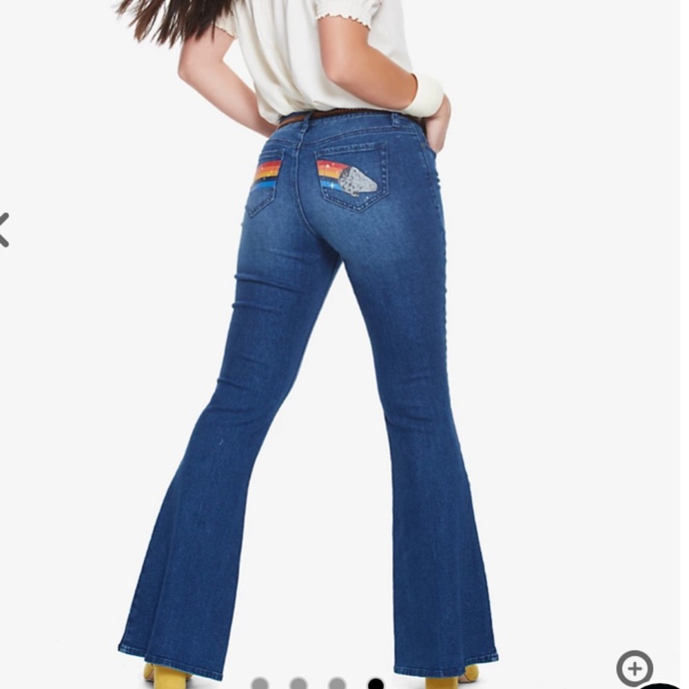 Star Wars Solo Bell Bottom Jeans RARE